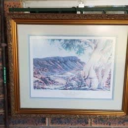 Albert Namatjira Mount Gillen Alice Springs N.T. Framed Art Print