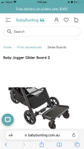Like New - Baby Jogger Glider Board