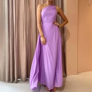Sonya Moda Azalea Gown dress lilac maxi size XS 6 formal wedding