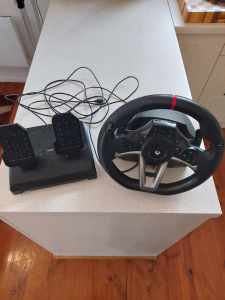Xbox 1 Steering wheel and pedals.
