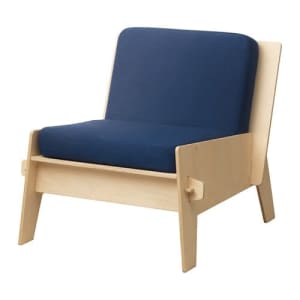 ÖVERALLT Easy chair with cushions - IKEA