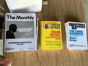 The Monthly, The Quarterly Essay & Aust Foreign Affairs