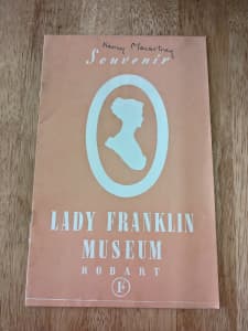 Lady franklin museum Hobart souvenir booklet 1960s 