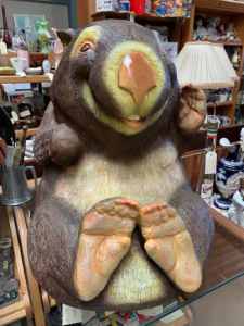 Fibreglass Sitting Wombat