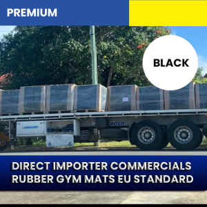 CYJ RUBBER GYM MATS 15mm COMMERCIAL or PREMIUM grade