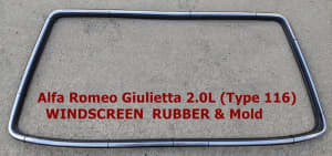 Alfa Romeo Giulietta 2.0L (Type 116) WINDSCREEN RUBBER & Mold
