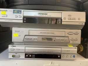 Vintage Video VHS Players 3 to choose from $40 each