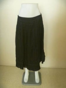 Rebecca Thompson Black Long Skirt - Aust Size 12