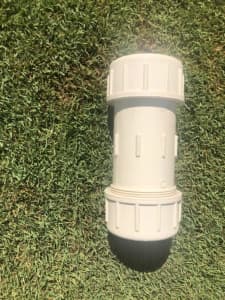 Reticulation PVC Pipe 40mm Coupling/ repair - New condition