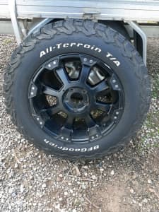 Used BF GOODRICH- ALL TERRAIN A/T tires IN GOOD CONDITION