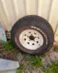 Trailer Rims and Tyres 6and 5 stud 4x4 