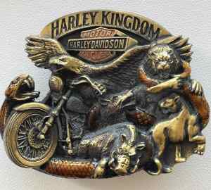 Harley Davidson, Harley Kingdom 1993 Baron USA Belt Buckle Model H423