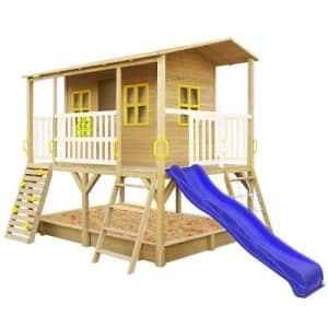 Lifespan kids Winchester Cubby House with Blue Slide