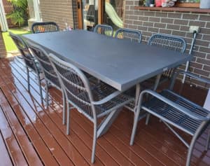 Dining Table Outdoor with chairs 