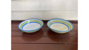 Pair of Large Earthborn Serving/Fruit/Salad Bowls: REDUCED AGAIN!!!
