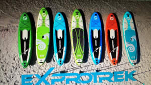 Exprotrek Stand Up Paddle Board Complete Set Demo Product