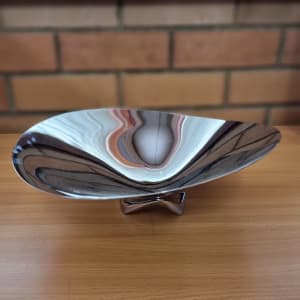 Georg Jensen Henning Koppel Collection Stainless Steel Wave Bowl Small
