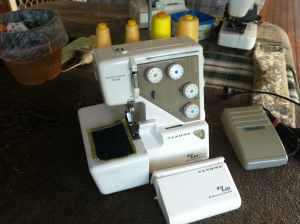Janome My Lock 534d Overlocker. Very Good Condition. Serviced & Tested