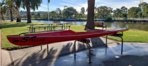 Stellar S18S Ocean ski/ Kayak with carbon paddle for sale