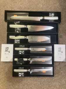 RAN Damascus Kitchen Knifes