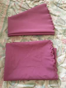 Large rectangular pink magenta tablecloth 240x150cm