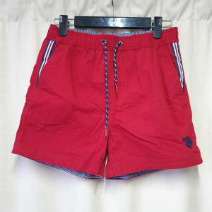 US Polo Association kids red swim/board shorts Size XL