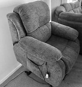 New Fabric Electric Lift Recliner Motion Arm Chair