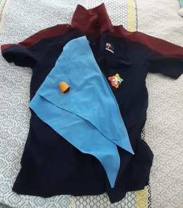 Qld Scout shirt, scarf and woggle