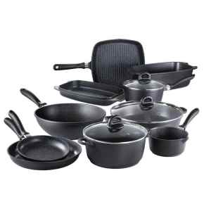 Baccarat Stone 10 piece cookware set with Wok