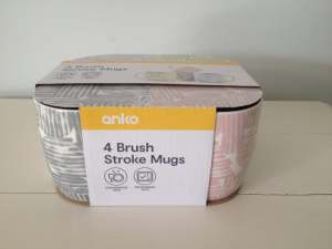Sets of 4 Mugs - BRAND NEW - ($2.50 to $3)