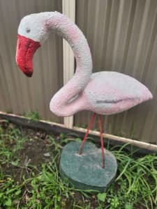 Antuiqe large heavy flamingo 