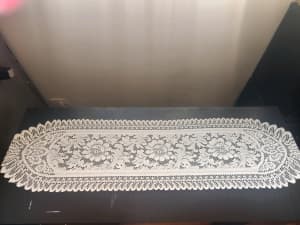 Crocheted Style Table Runner 