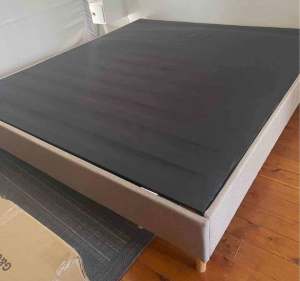 wooden king size bed frame size: 180x210cm, no mattress, long wooden s