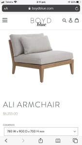 Quality Aus designer leather oak sofas (2) 1/4 of new price