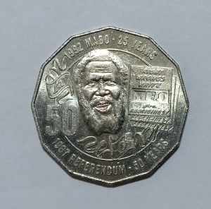2017 Eddie Mabo 50c Fifty cent Coin F Circulated