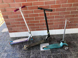 KIDS SCOOTERS, SKATEBOARDS, BIKES, TRIKES -- LAY-BY AVAILABLE