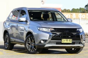 2016 Mitsubishi Outlander ZK MY16 XLS 4WD Cool Silver 6 Speed Constant Variable Wagon