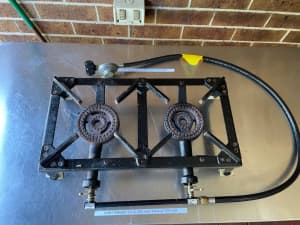 Gasmate Cast Iron Double Burner Country Cooker