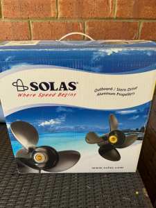Solas boat propeller - brand new in box