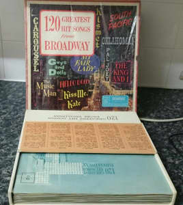120 Greatest Hit Songs from Broadway.Vinyl LP Records
