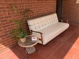 Vintage Click Clack Sofa/Daybed 1966 With Maker’s Stamps Stickers