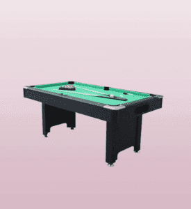 6ft Pool Table: Black Body Green Cloth, 30% OFF - Limited Time!