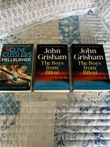 John Grisham (2) & Clive Cussler New Books