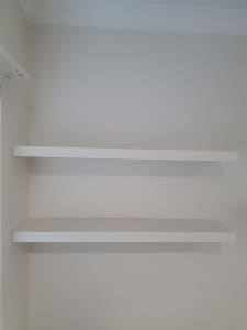 IKEA white wooden shelves 4 available 