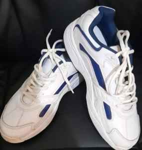 Niblick womens white leather lace up golf shoe size 8B, $19 