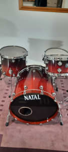 Drum kit 4 piece natal bubinga