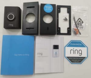 Ring Doorbell 2 Faceplate Cover, Mounting Plates, Adapter Bracket