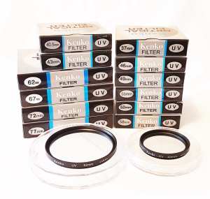 Kenko Universal UV Filter/Lens Protector - Various sizes - New