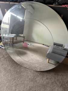 120cm round wall mirror