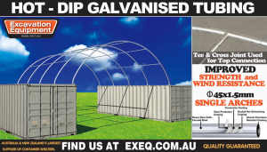 20ft x 20ft Container Shelter - With End Wall